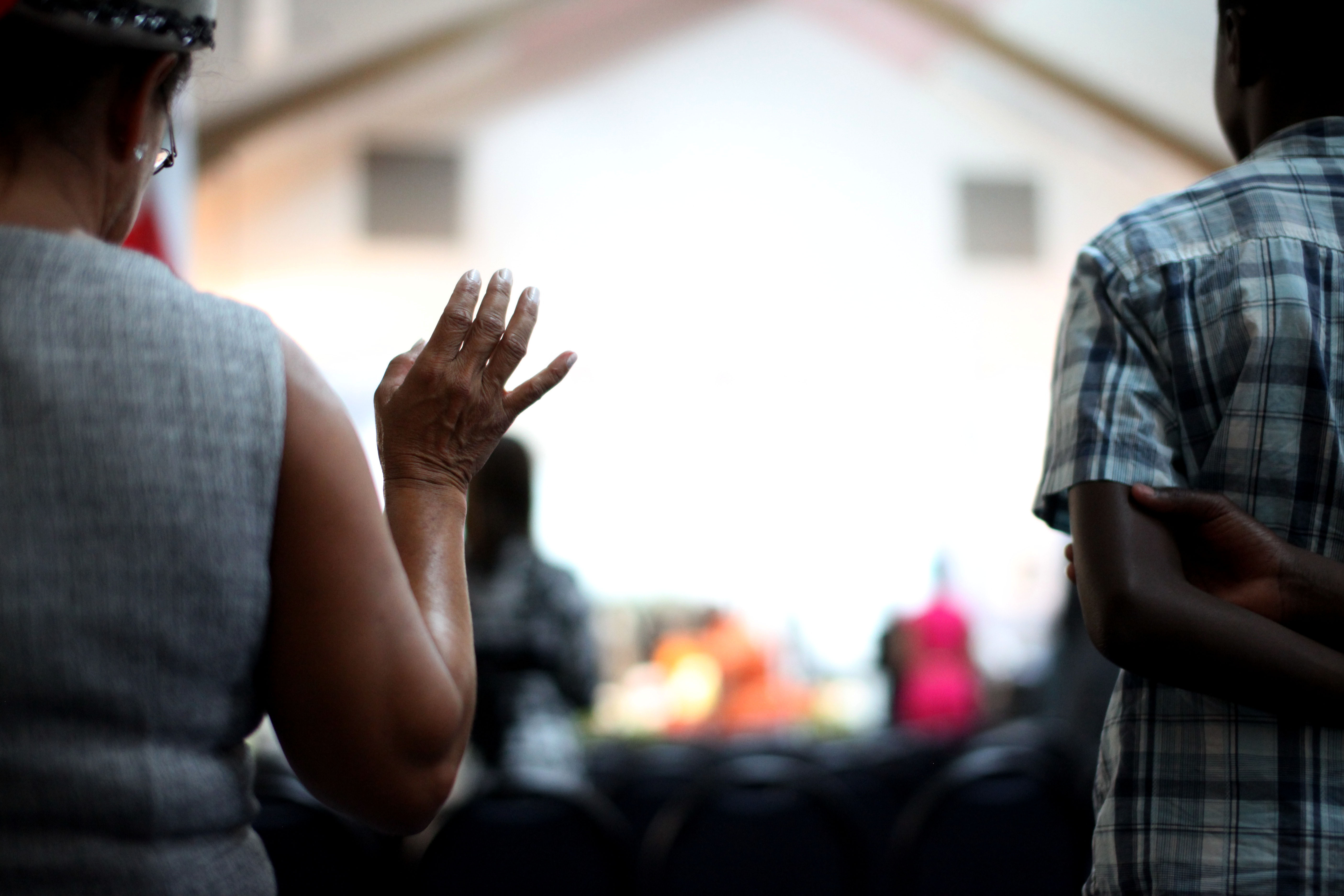 USA: Religion: Worshipers at Revival Church