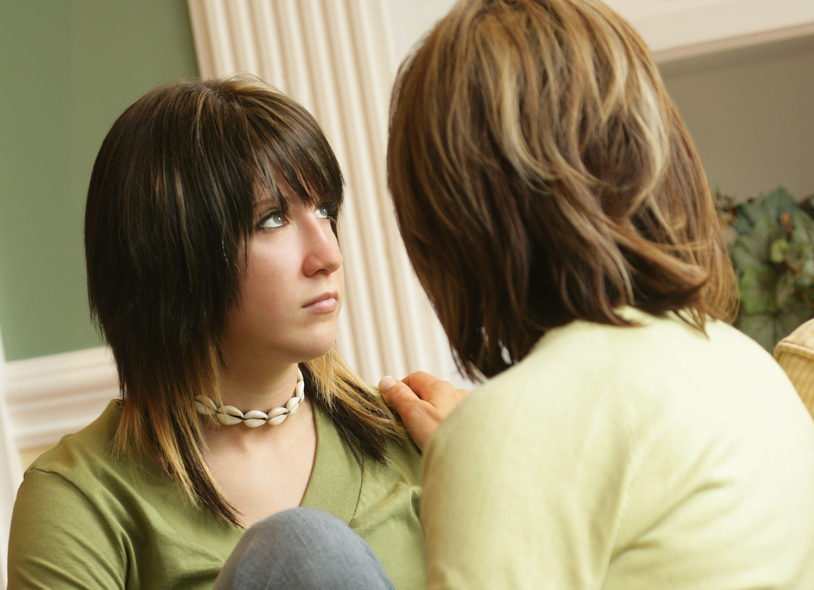 Mother and Teen in Conflict