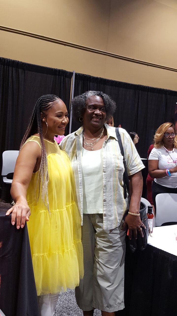 Erica Campbell at the Allstate Family Reunion Expo
