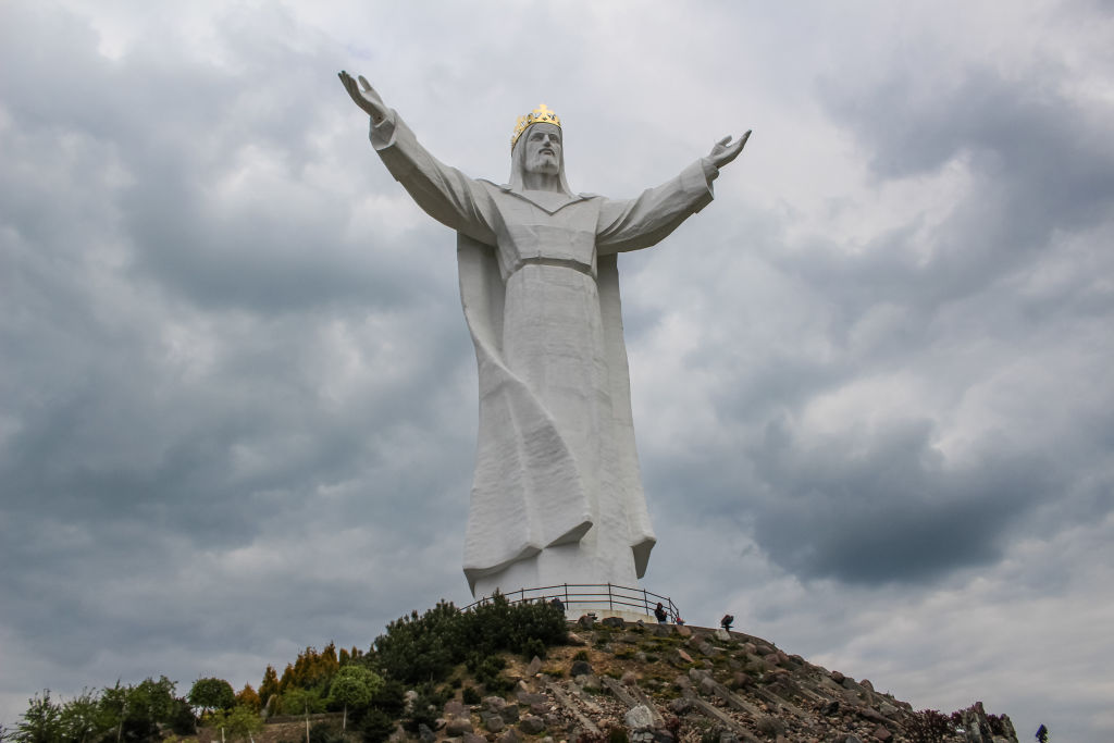 Christ the King statue in Swiebodzin, Poland