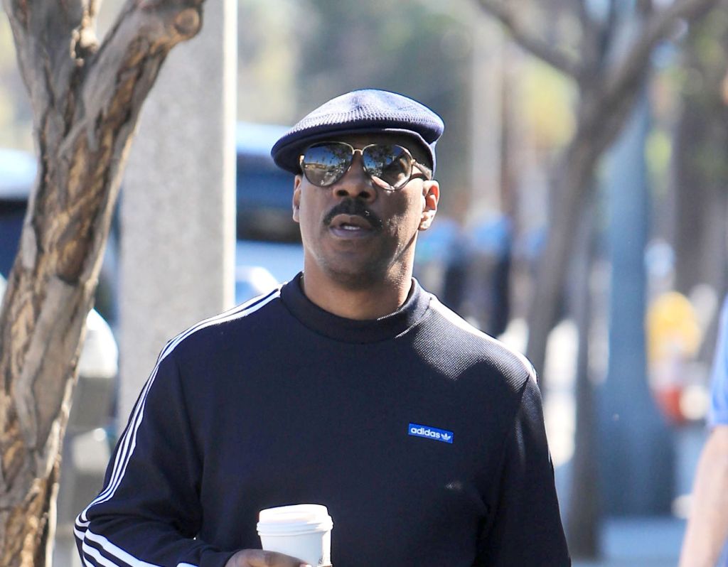 Eddie Murphy goes solo for a coffee in LA