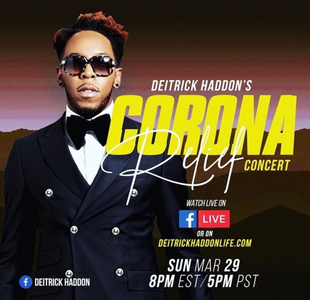 deitrick haddon corona relief concert