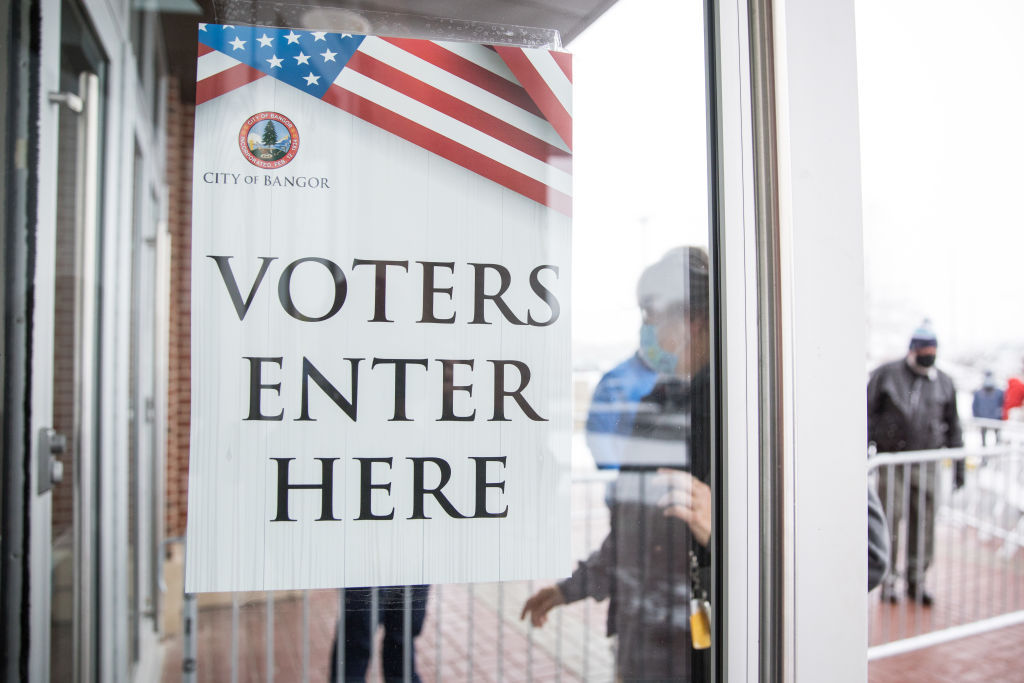 Across The U.S. Voters Flock To The Polls On Election Day