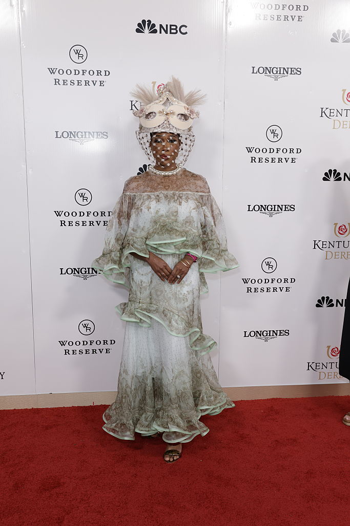 Eden Bridgeman Sklenar attends Kentucky Derby 151 at Churchill Downs
